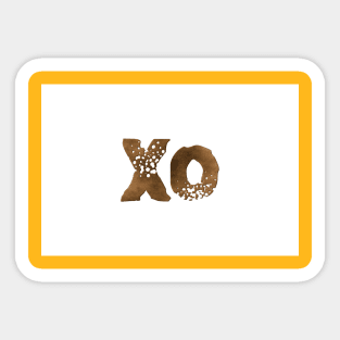 Xo tshirt Designer Sticker